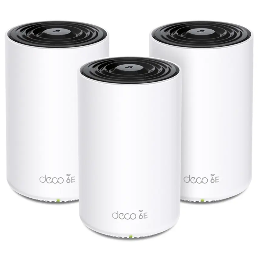 Sistema Wi-Fi Mesh TP-Link Deco XE75, Gigabit, AX5400, Triple Banda, Pack de 3