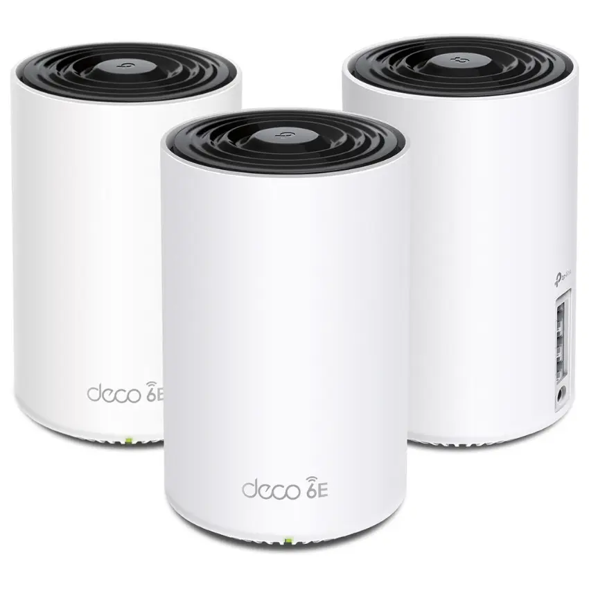 Sistema Wi-Fi Mesh TP-Link Deco XE75, Gigabit, AX5400, Triple Banda, Pack de 3