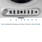 Monitor Gamer Samsung Odyssey OLED G6 G60SD, 27", 360Hz, 2560x1440, 0.03ms, DisplayPort, HDMI, USB, FreeSync Premium Pro