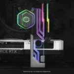 Soporte para tarjeta gráfica Cooler Master ARGB Atlas, Vertical/Horizontal