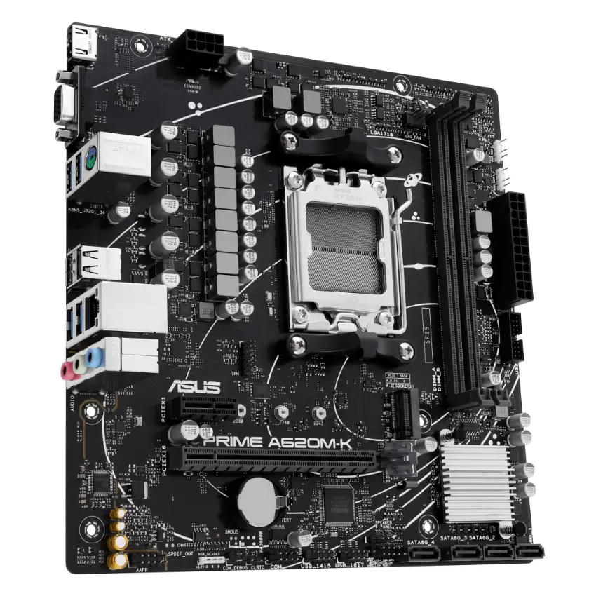 Motherboard ASUS PRIME A620M-K-CSM, DDR5, Socket AM5