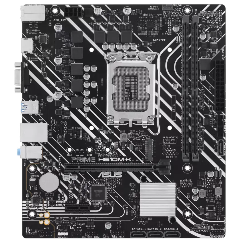 Motherboard ASUS PRIME H610M-K, DDR5, Socket 1700