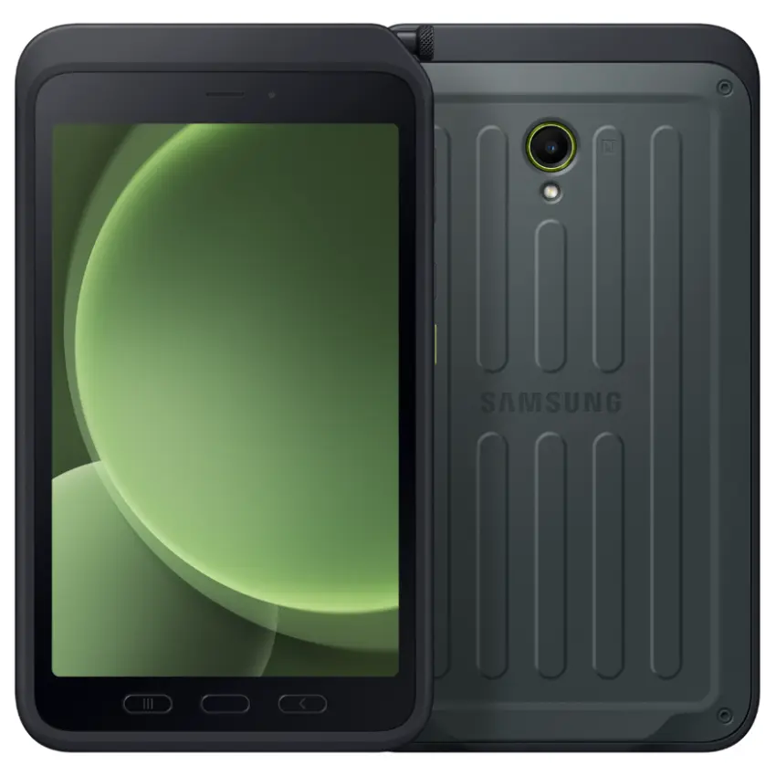 Tablet Samsung Galaxy Tab Active5 5G, 8" WUXGA TFT, Exynos 1380 Octa-Core 2.4GHz, 6GB RAM, 128GB, Android, S Pen, Verde