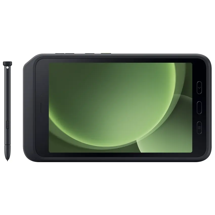Tablet Samsung Galaxy Tab Active5 5G, 8" WUXGA TFT, Exynos 1380 Octa-Core 2.4GHz, 6GB RAM, 128GB, Android, S Pen, Verde