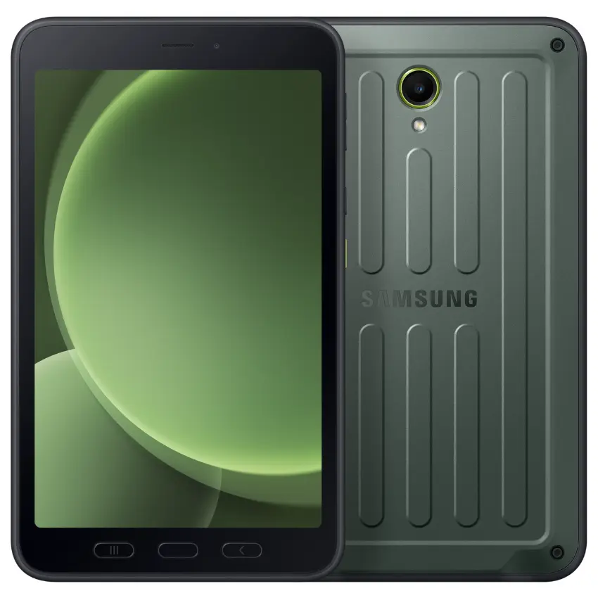 Tablet Samsung Galaxy Tab Active5 5G, 8" WUXGA TFT, Exynos 1380 Octa-Core 2.4GHz, 6GB RAM, 128GB, Android, S Pen, Verde