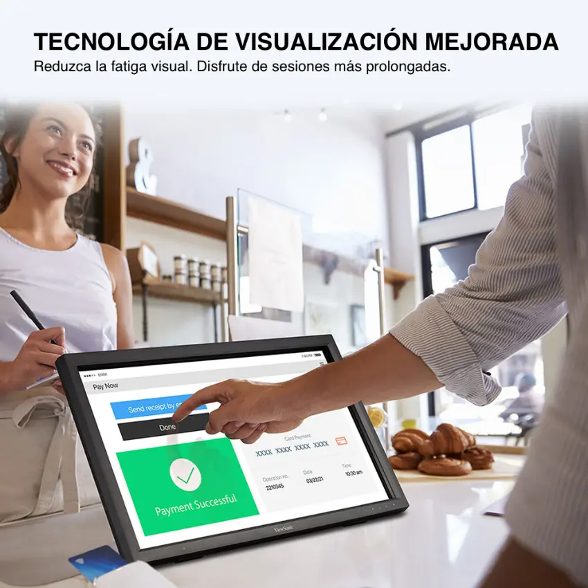 Monitor Táctil ViewSonic TD2423D, 24", 60Hz, VA, 1920×1080, 7ms, VGA, DisplayPort, HDMI, USB Monitor Táctil ViewSonic TD2423D, 24", 60Hz, VA, 1920×1080, 7ms, VGA, DisplayPort, HDMI, USB