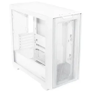 Gabinete ASUS A21, Micro ATX, Sin Fuente, Vidrio Templado, Blanco