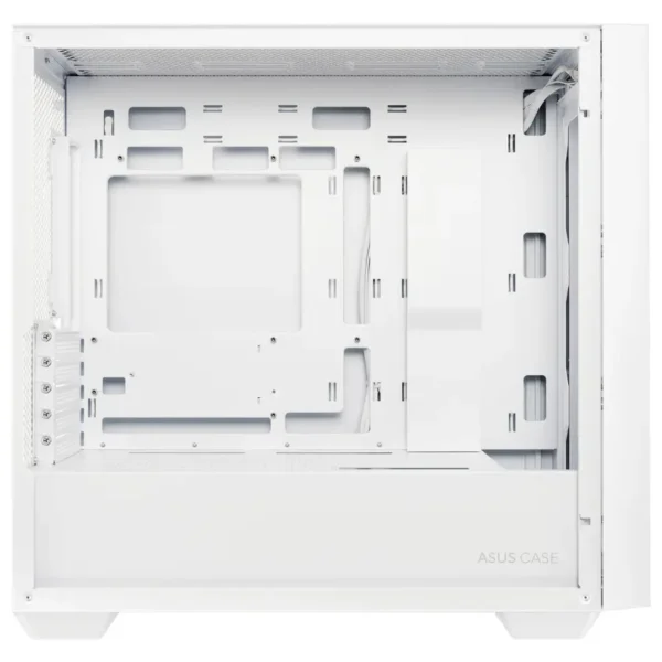 Gabinete ASUS A21, Micro ATX, Sin Fuente, Vidrio Templado, Blanco