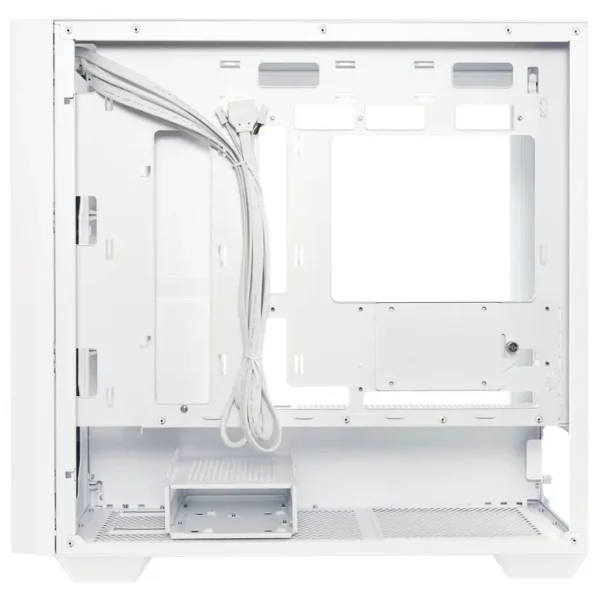 Gabinete ASUS A21, Micro ATX, Sin Fuente, Vidrio Templado, Blanco