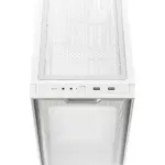 Gabinete ASUS A21, Micro ATX, Sin Fuente, Vidrio Templado, Blanco