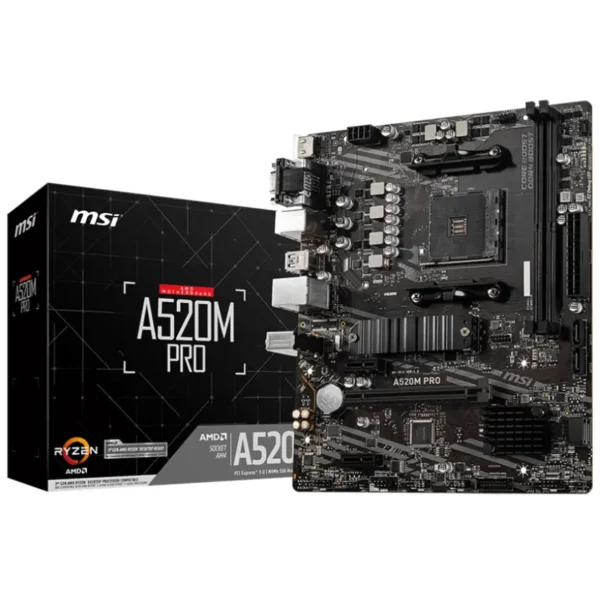 Motherboard MSI A520M PRO, Socket AM4