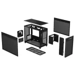 Gabinete ASUS Prime AP201, Micro ATX, Sin Fuente, Fan 12 cm, Negro