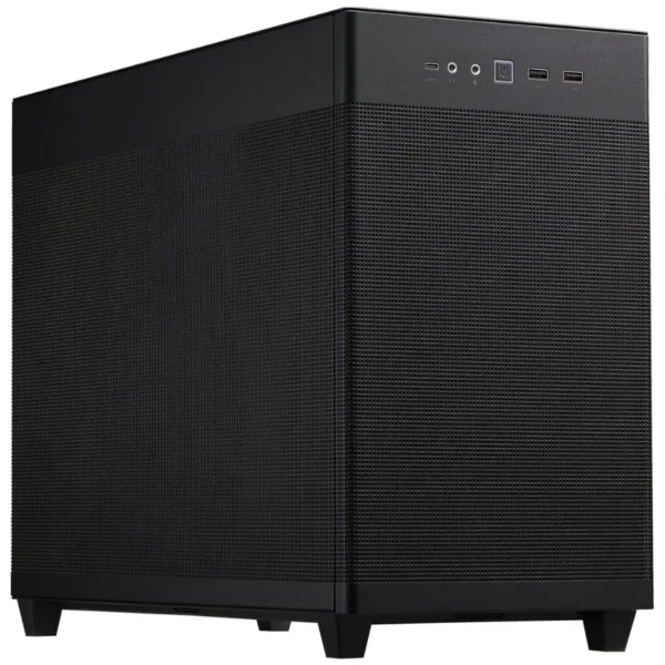 Gabinete ASUS Prime AP201, Micro ATX, Sin Fuente, Fan 12 cm, Negro