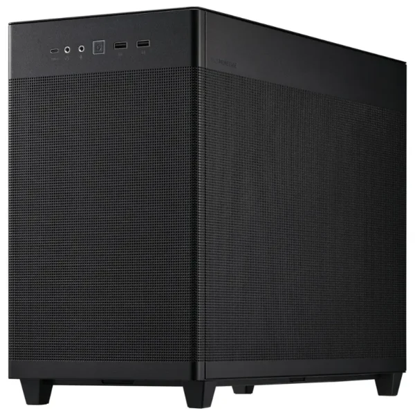Gabinete ASUS Prime AP201, Micro ATX, Sin Fuente, Fan 12 cm, Negro