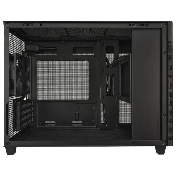 Gabinete ASUS Prime AP201, Micro ATX, Sin Fuente, Fan 12 cm, Negro