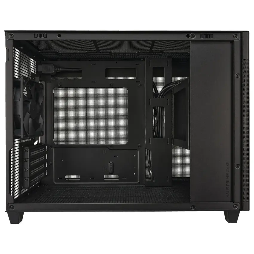 Gabinete ASUS Prime AP201, Micro ATX, Sin Fuente, Fan 12 cm, Negro Gabinete ASUS Prime AP201, Micro ATX, Sin Fuente, Fan 12 cm, Negro