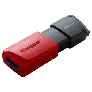 Pendrive Kingston DataTraveler Exodia M, 128GB, USB 3.2 Gen 1, Negro/Rojo