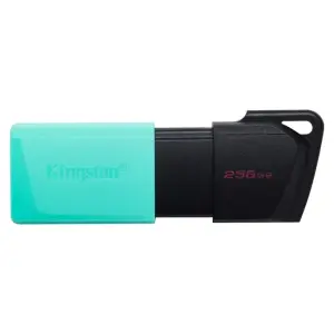 Pendrive Kingston DataTraveler Exodia M, 256GB, USB 3.2 Gen 1, Negro/Turquesa