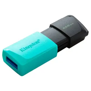 Pendrive Kingston DataTraveler Exodia M, 256GB, USB 3.2 Gen 1, Negro/Turquesa