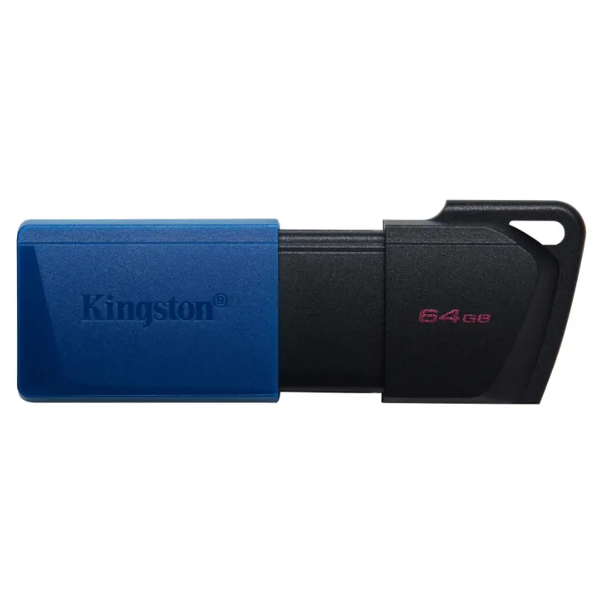 Pendrive Kingston DataTraveler Exodia M, 64GB, USB 3.2 Gen 1, Negro/Azul Pendrive Kingston DataTraveler Exodia M, 64GB, USB 3.2 Gen 1, Negro/Azul