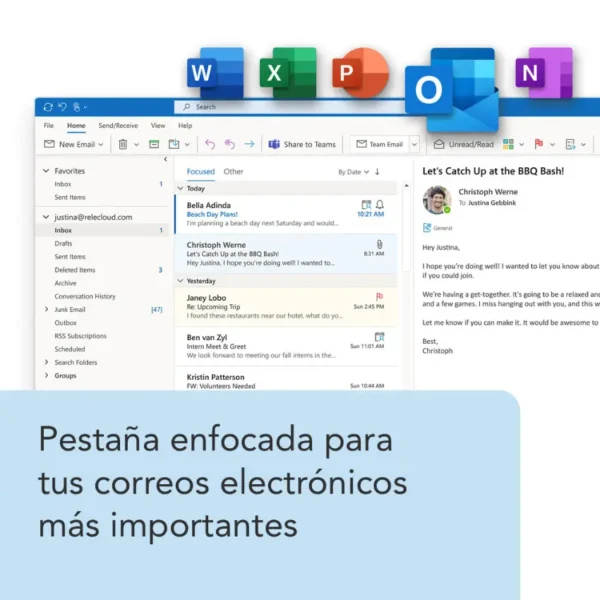 Microsoft Office Home & Business 2024, Español, Multilenguaje, Licencia digital