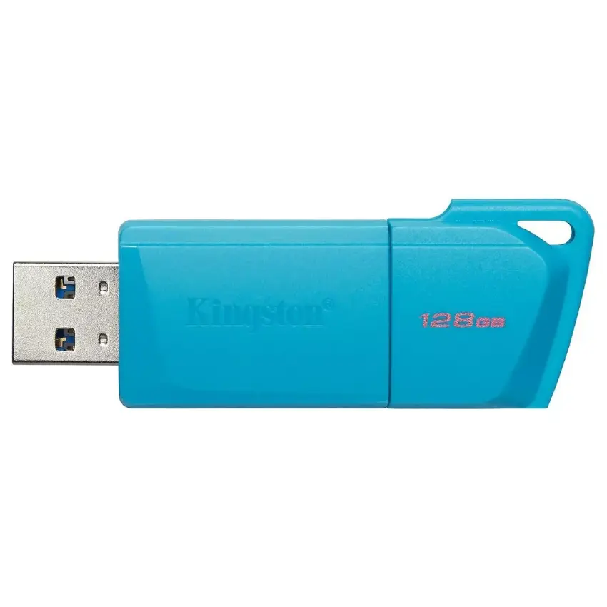Pendrive Kingston DataTraveler Exodia M, 128GB, USB 3.2 Gen 1, Celeste