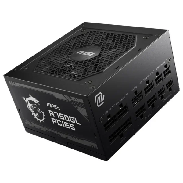 Fuente de alimentación modular MSI MAG A750GL PCIE5, 750W, 80 PLUS Gold