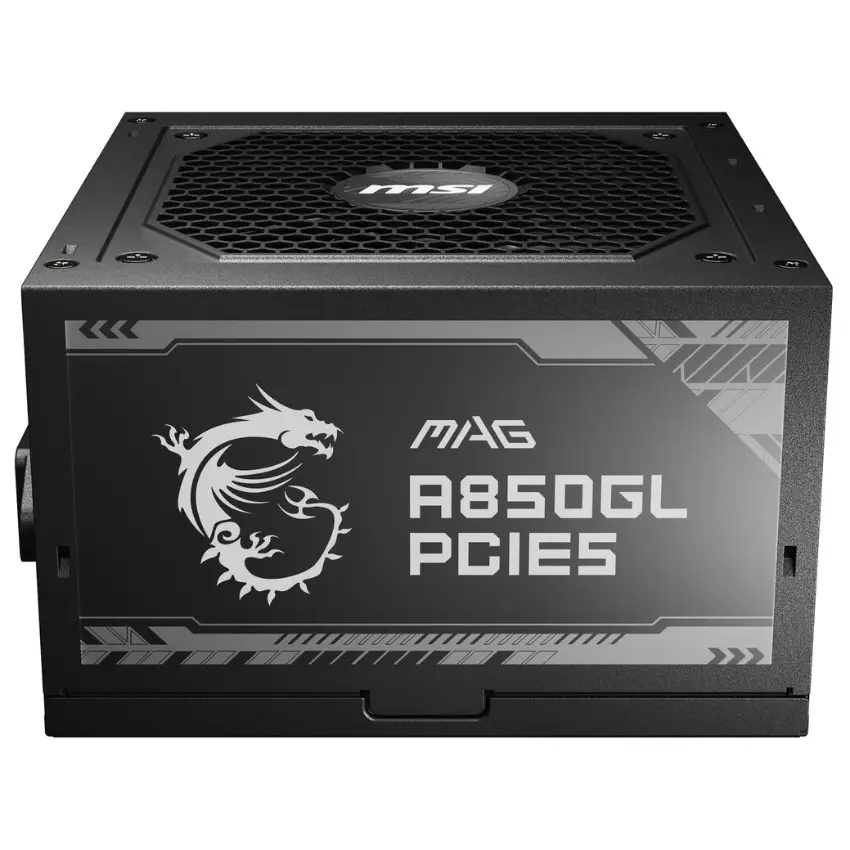 Fuente de alimentación modular MSI MAG A850GL PCIE5, 750W, 80 PLUS Gold