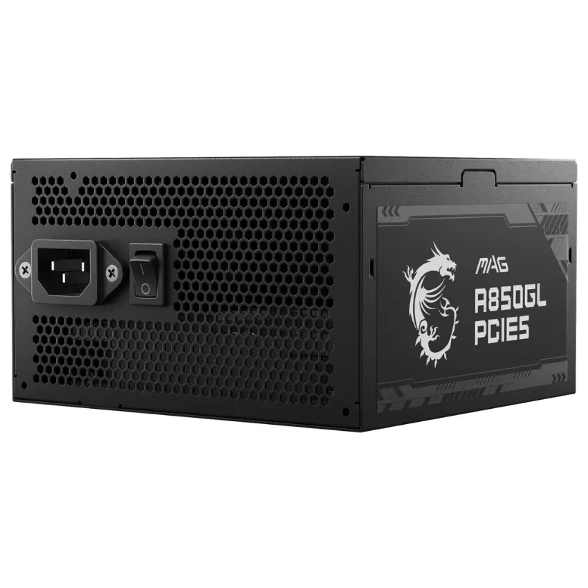 Fuente de alimentación modular MSI MAG A850GL PCIE5, 750W, 80 PLUS Gold