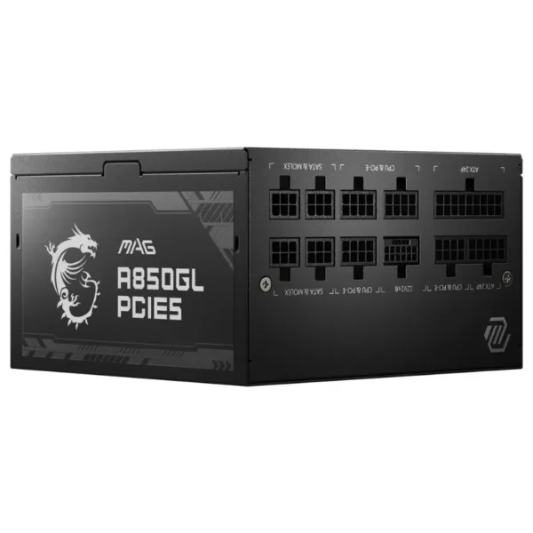 Fuente de alimentación modular MSI MAG A850GL PCIE5, 750W, 80 PLUS Gold