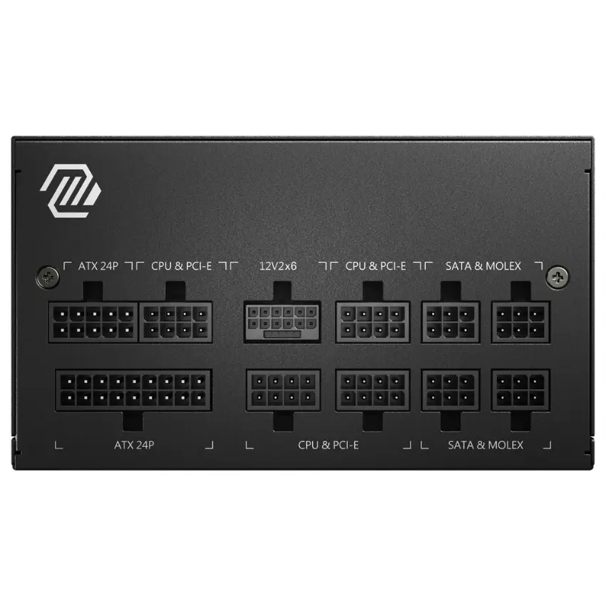 Fuente de alimentación modular MSI MAG A850GL PCIE5, 750W, 80 PLUS Gold