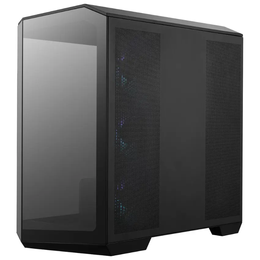 Gabinete MSI MAG PANO M100R PZ, Micro ATX, Sin Fuente, Vidrio Templado, 4 Fan ARGB 12 cm, Negro