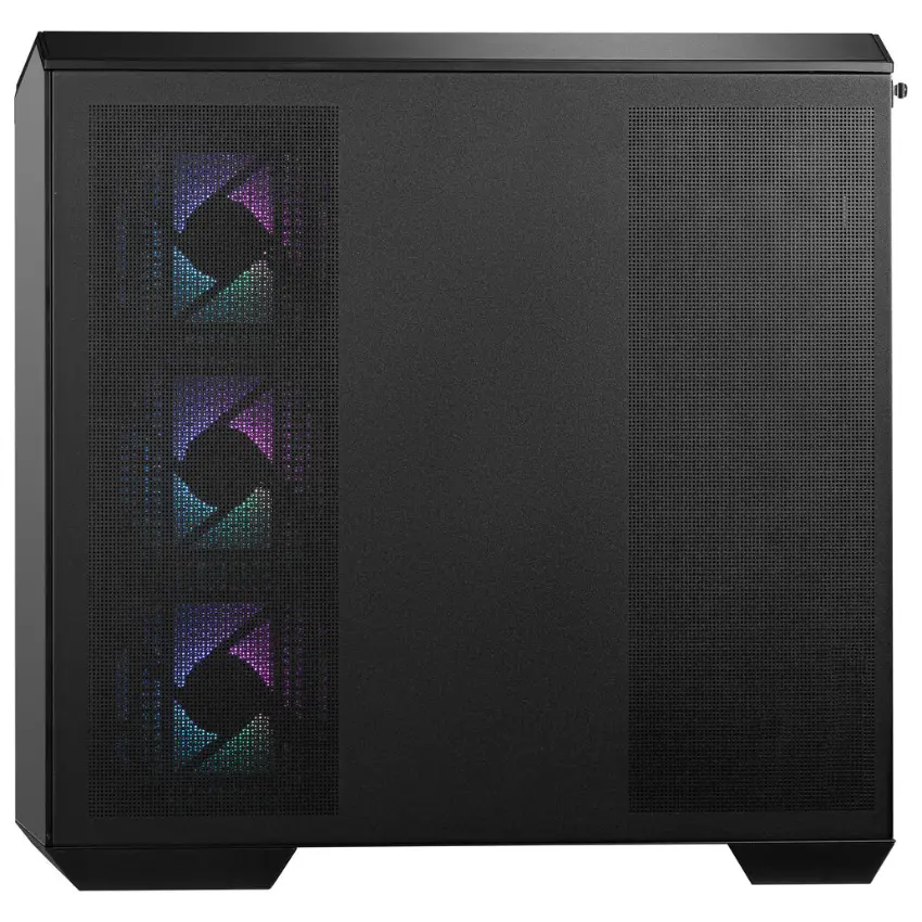 Gabinete MSI MAG PANO M100R PZ, Micro ATX, Sin Fuente, Vidrio Templado, 4 Fan ARGB 12 cm, Negro
