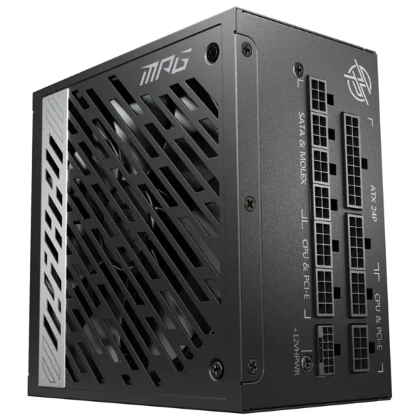 Fuente de alimentación modular MSI MPG A1000G PCIE5, 1000W, 80 PLUS Gold