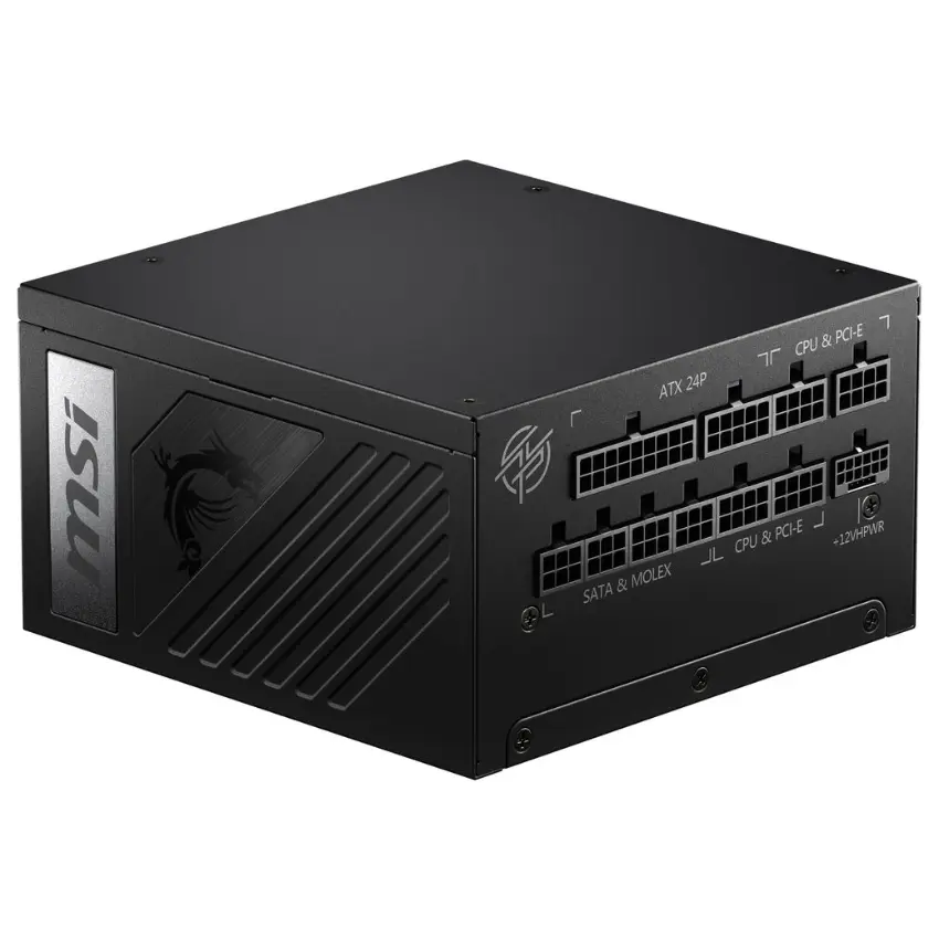Fuente de alimentación modular MSI MPG A1000G PCIE5, 1000W, 80 PLUS Gold Fuente de alimentación modular MSI MPG A1000G PCIE5, 1000W, 80 PLUS Gold