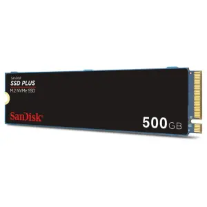 Disco SSD SanDisk PLUS NVMe 500GB, PCIe 3.0, M.2 2280