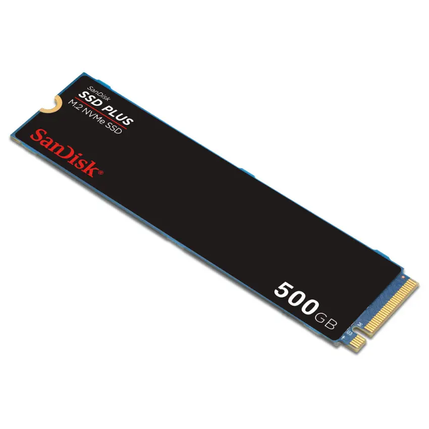 Disco SSD SanDisk PLUS NVMe 500GB, PCIe 3.0, M.2 2280 Disco SSD SanDisk PLUS NVMe 500GB, PCIe 3.0, M.2 2280