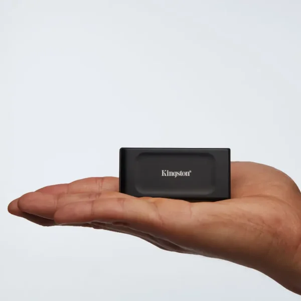 Disco Externo SSD Kingston XS1000, USB 3.2 Gen 2 tipo C, Negro