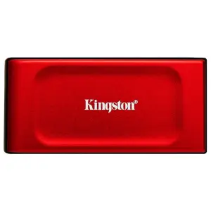 Disco Externo SSD Kingston XS1000, USB 3.2 Gen 2 tipo C, Rojo