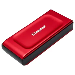 Disco Externo SSD Kingston XS1000, USB 3.2 Gen 2 tipo C, Rojo