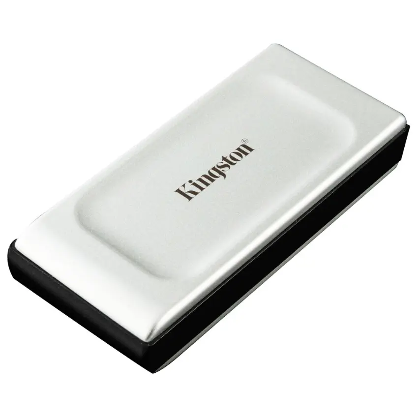 Disco Externo SSD Kingston XS2000, USB 3.2 Gen 2x2 tipo C, Plateado Disco Externo SSD Kingston XS2000, USB 3.2 Gen 2x2 tipo C, Plateado
