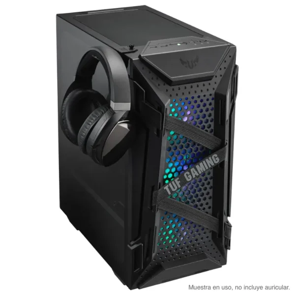Gabinete ASUS TUF Gaming GT301, ATX, Sin Fuente, 1 Fan 12 cm + 3 Fan 12 cm ARGB, Negro