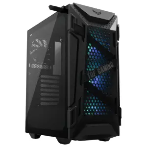 Gabinete ASUS TUF Gaming GT301, ATX, Sin Fuente, 1 Fan 12 cm + 3 Fan 12 cm ARGB, Negro