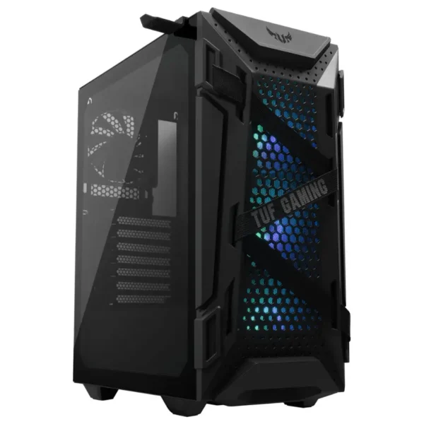 Gabinete ASUS TUF Gaming GT301, ATX, Sin Fuente, 1 Fan 12 cm + 3 Fan 12 cm ARGB, Negro