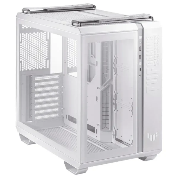 Gabinete ASUS TUF Gaming GT502, ATX, Sin Fuente, 2 Vidrios Templados, Blanco