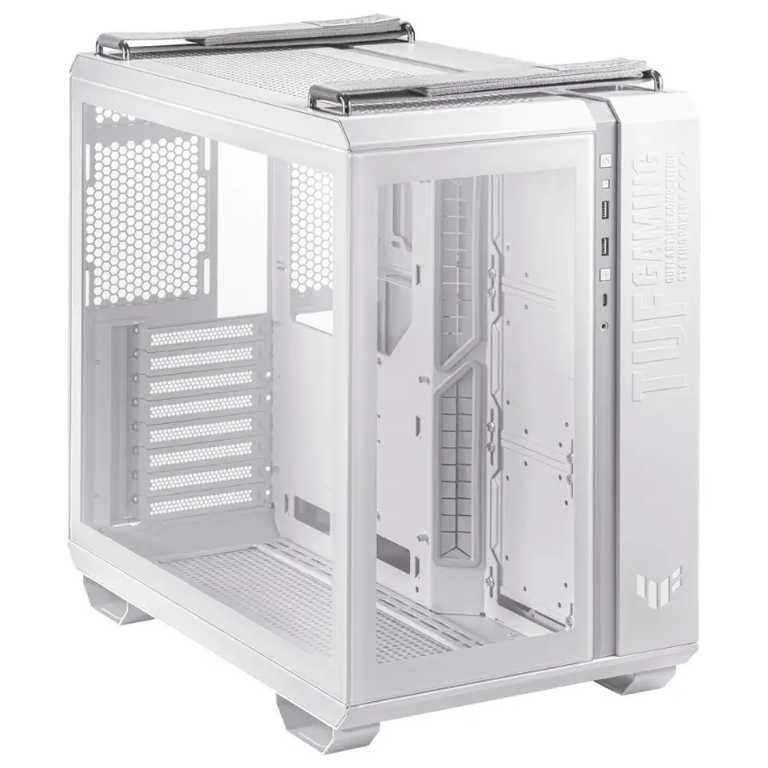 Gabinete ASUS TUF Gaming GT502, ATX, Sin Fuente, 2 Vidrios Templados, Blanco Gabinete ASUS TUF Gaming GT502, ATX, Sin Fuente, 2 Vidrios Templados, Blanco