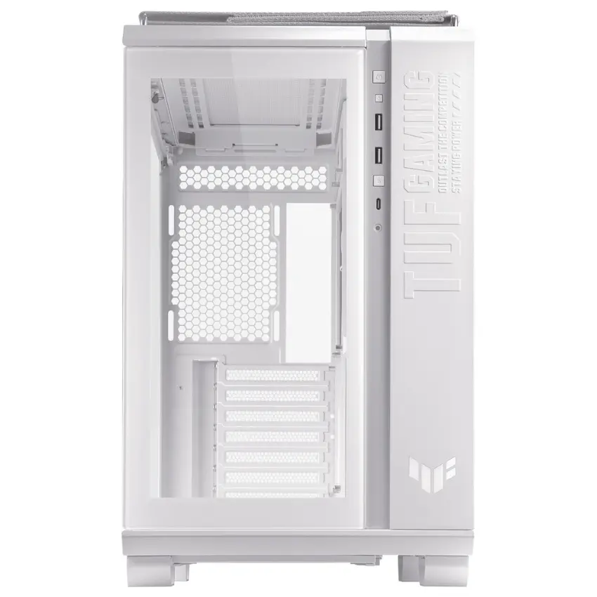 Gabinete ASUS TUF Gaming GT502, ATX, Sin Fuente, 2 Vidrios Templados, Blanco Gabinete ASUS TUF Gaming GT502, ATX, Sin Fuente, 2 Vidrios Templados, Blanco