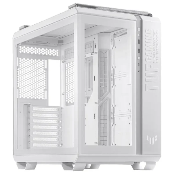 Gabinete ASUS TUF Gaming GT502, ATX, Sin Fuente, 2 Vidrios Templados, Blanco