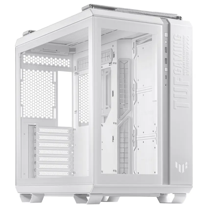 Gabinete ASUS TUF Gaming GT502, ATX, Sin Fuente, 2 Vidrios Templados, Blanco Gabinete ASUS TUF Gaming GT502, ATX, Sin Fuente, 2 Vidrios Templados, Blanco