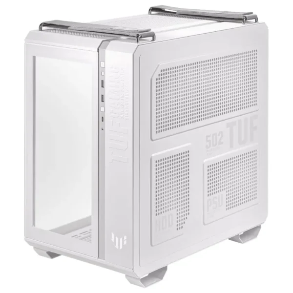Gabinete ASUS TUF Gaming GT502, ATX, Sin Fuente, 2 Vidrios Templados, Blanco